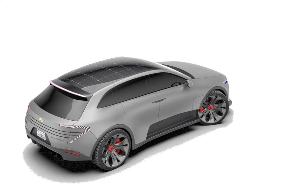 Điểm nhấn quan trọng ở Humble One là nóc xe gắn pin mặt trời