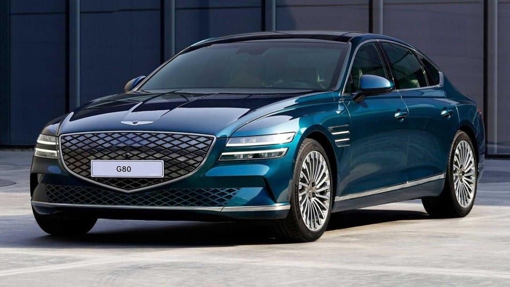 Phía trước của Genesis Electrified G80 Phía trước của Genesis Electrified G80