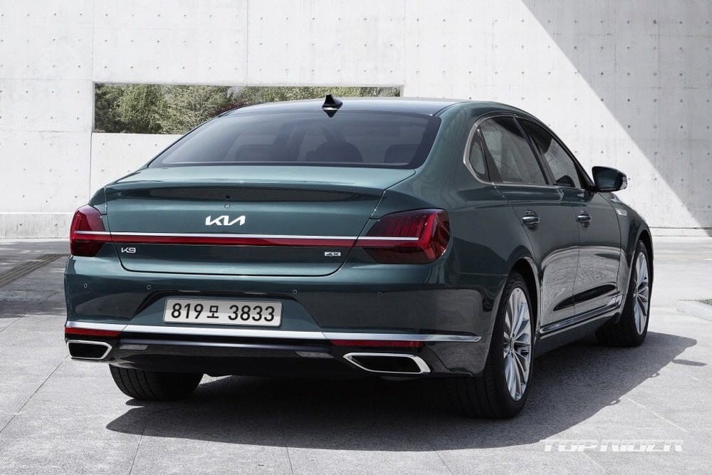 Kia K9 2021 nhìn từ phía sau