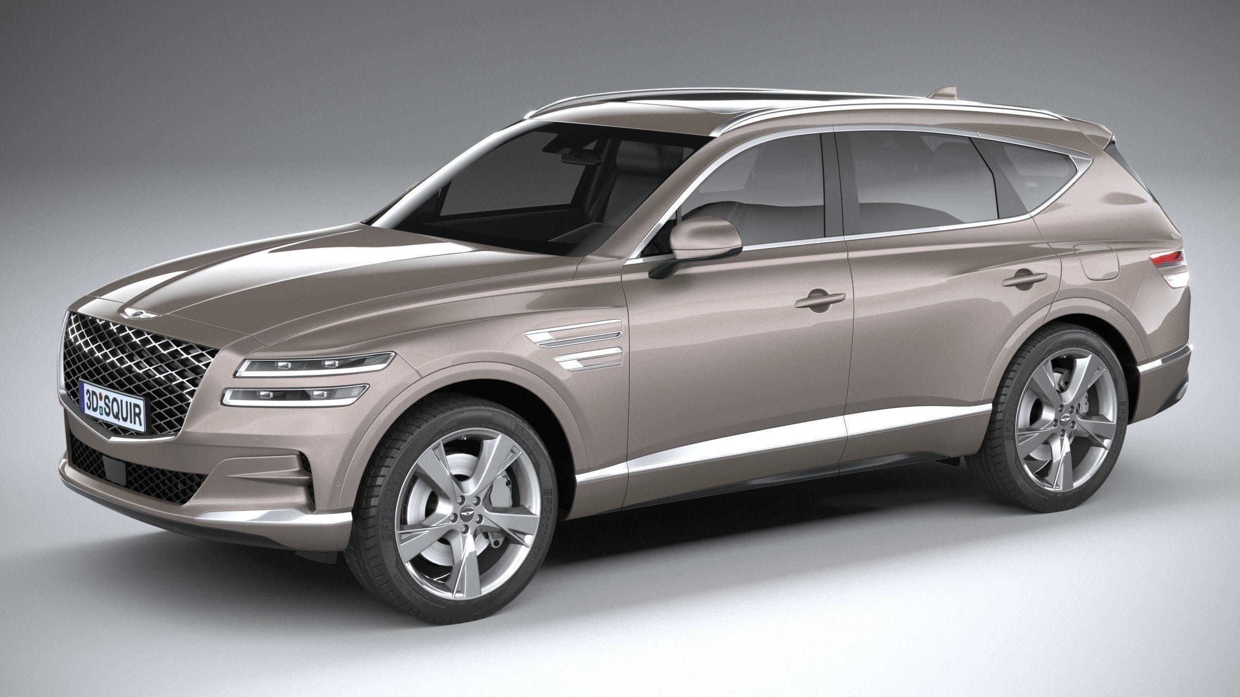 SUV cỡ trung Genesis GV80 2022 có thêm phiên bản 6 chỗ sang trọng hơn