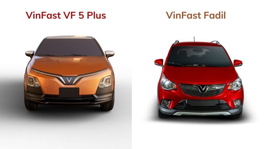 So sánh VinFast Fadil và VinFast VF5