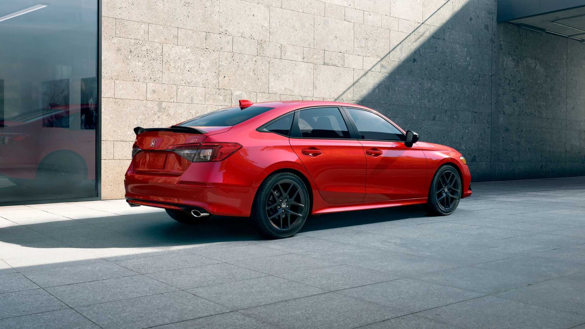 Honda Civic Si 2022 màu sơn đỏ