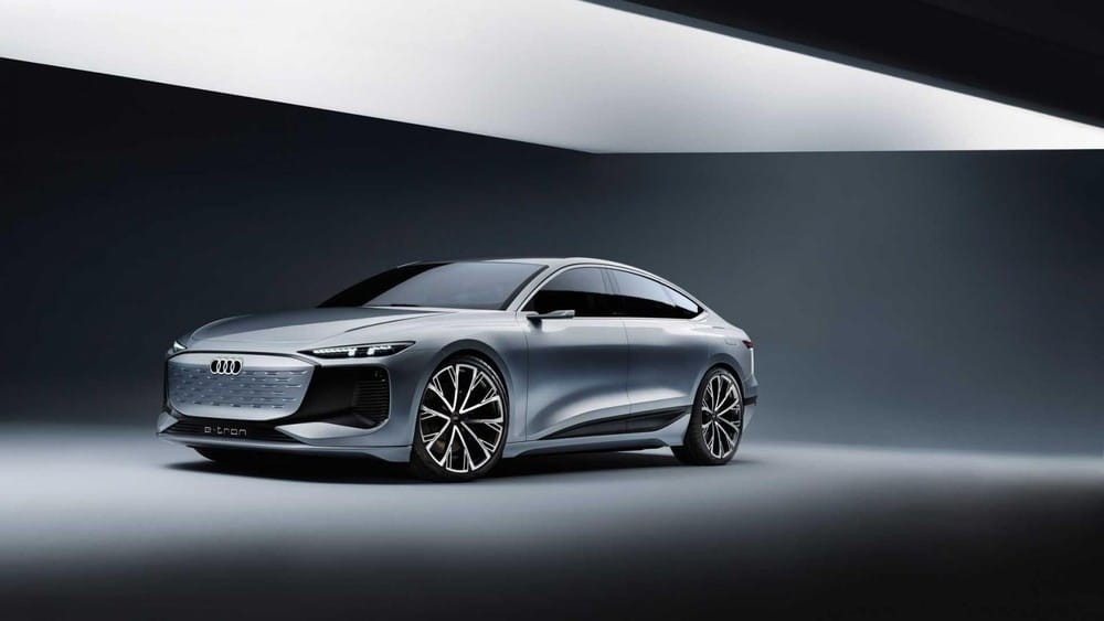 Phía trước của Audi A6 e-tron