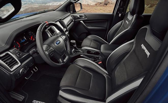 Nội thất Ford Ranger Raptor