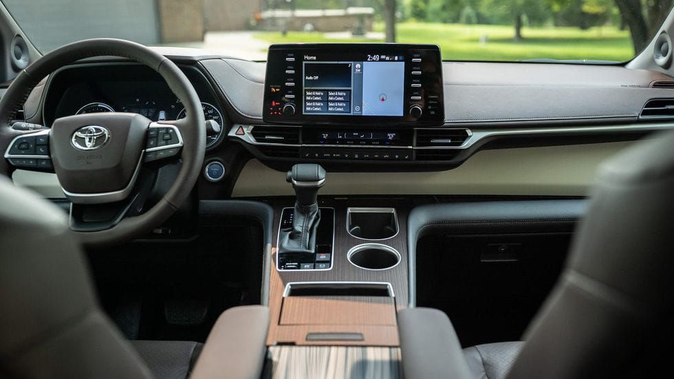 Nội thất Toyota Sienna 2021