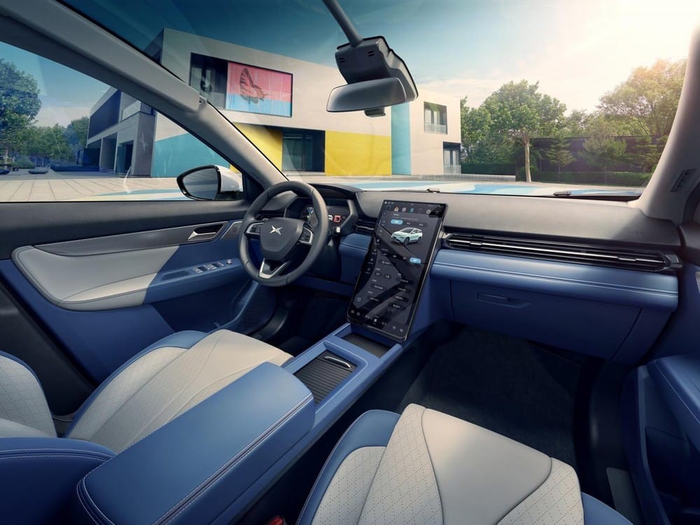 Nội thất phía trước của Xpeng G3i