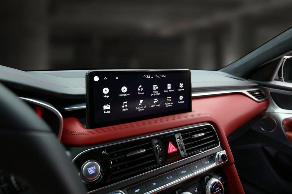 Màn hình trung tâm của Genesis G70 Shooting Brake