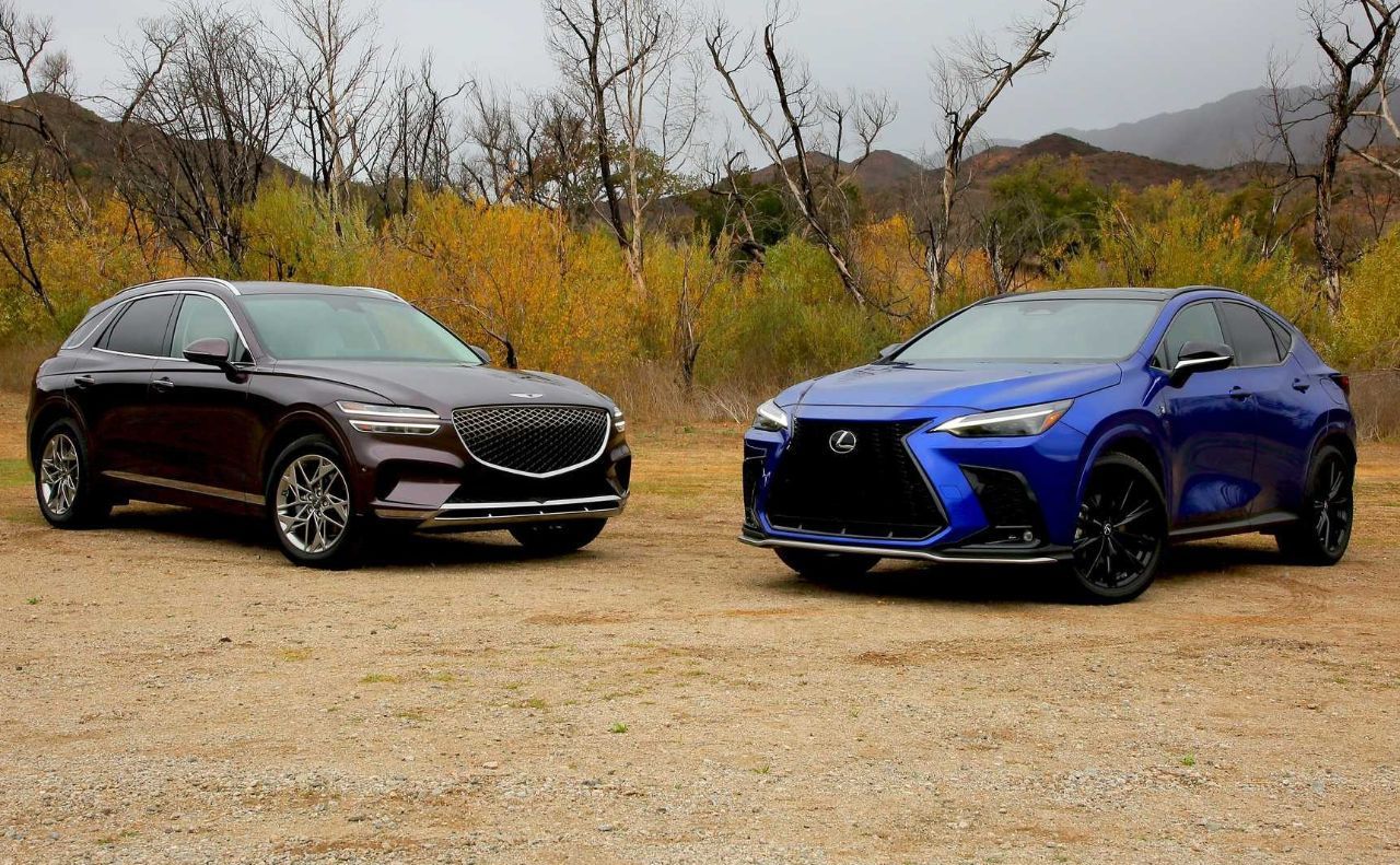 Genesis GV70 2022 vs Lexus NX 350 2022 So sánh crossover hạng sang.