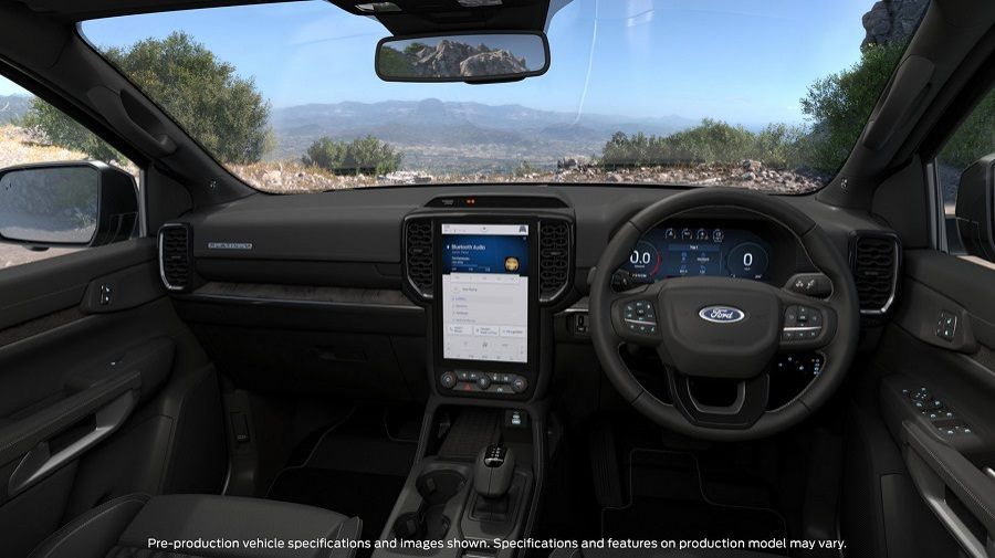 nội thất Ford Ranger Platinum 2023