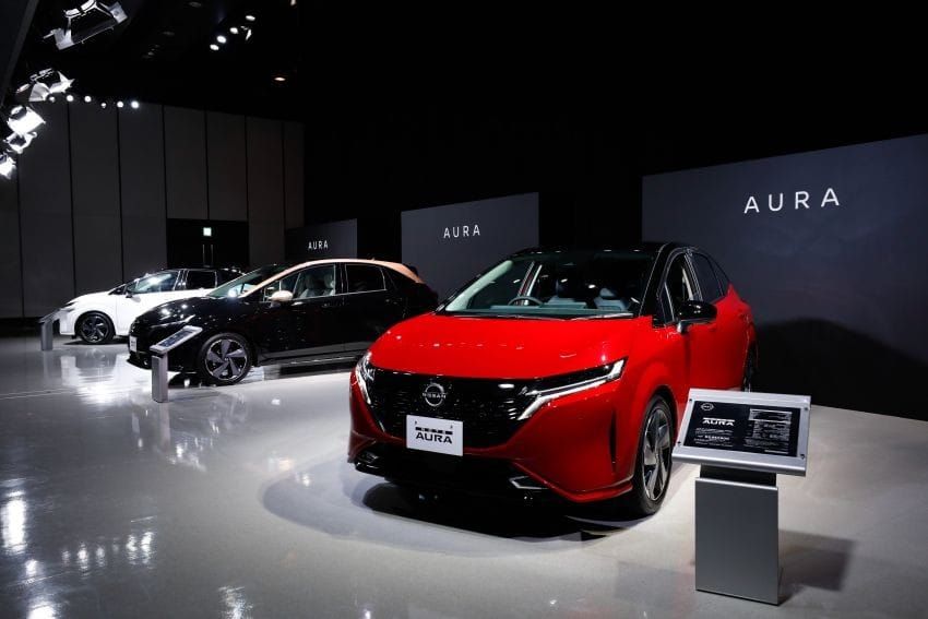 3 màu sơn khác nhau của Nissan Note Aura 2022 3 màu sơn khác nhau của Nissan Note Aura 2022