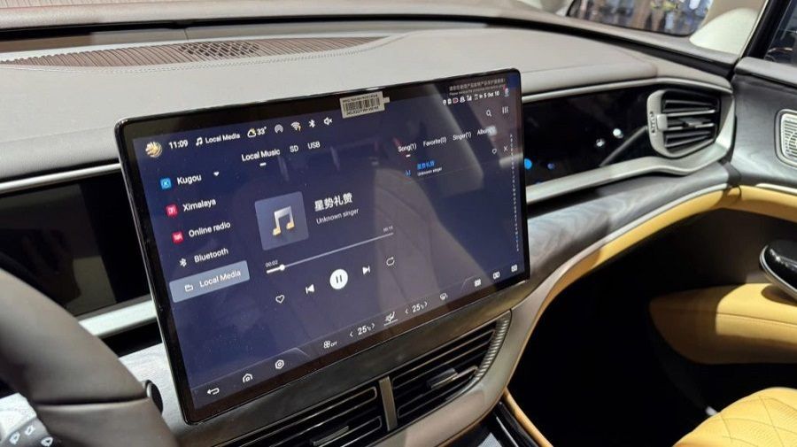 màn hình BYD Denza D9