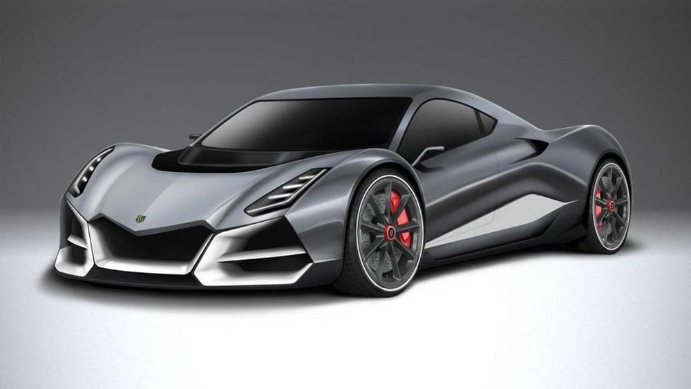 Phía trước của mẫu hypercar từ Morand Cars