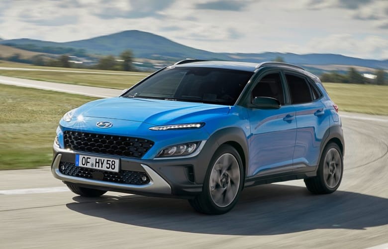 Đầu xe Hyundai Kona 2021 mới đầy thể thao và hầm hố