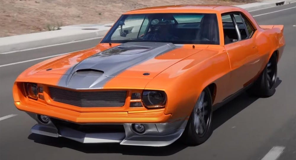 Phía trước của chiếc Chevrolet Camaro 1969 phục chế độc đáo