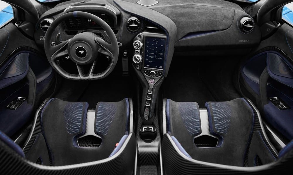 Nội thất siêu xe McLaren 765LT Spider