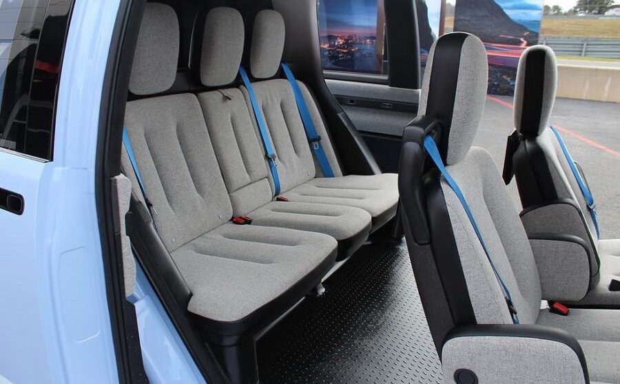 Nội thất Robo-Taxi Zeekr CM1e