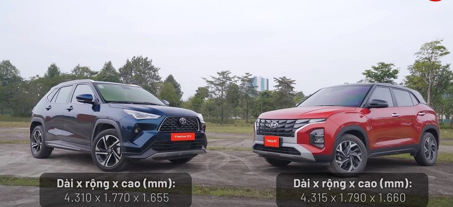 So sánh Hyundai Creta và Toyota Yaris Cross