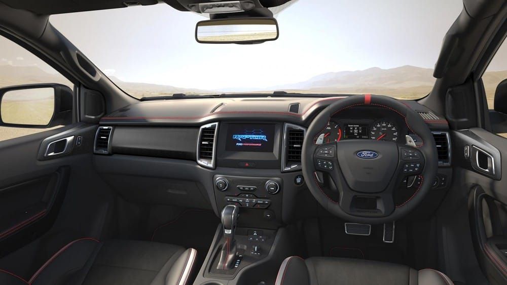 Nội thất bên trong Ford Ranger Raptor X 2021
