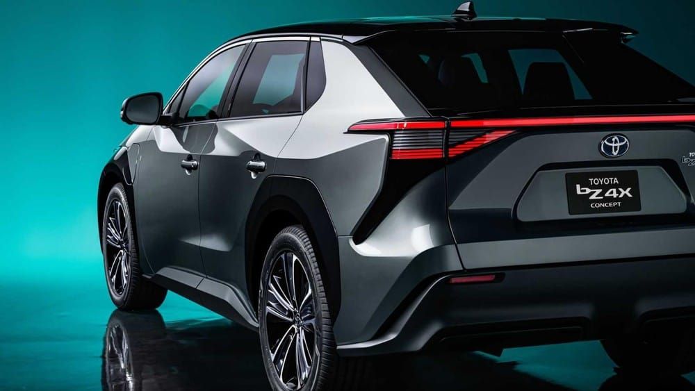 Phía sau của Toyota bZ4X Phía sau của Toyota bZ4X