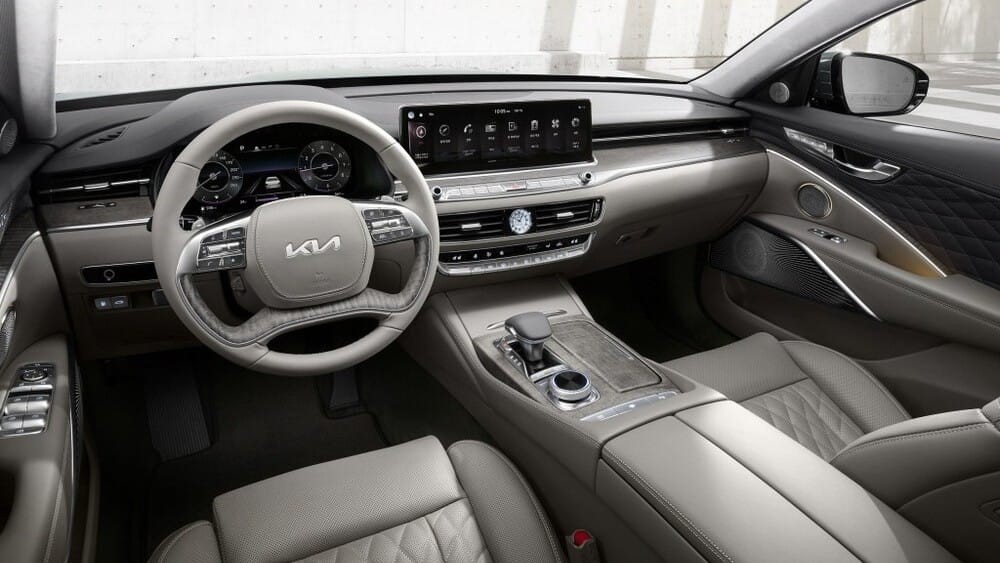 Thiết kế nội thất của Kia K9 2021