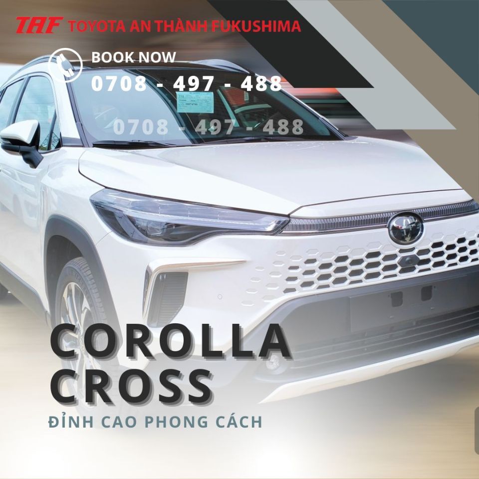 BÁN TOYOTA COROLLA CROSS 1.8V 2024 ( liên hệ thêm để nhận ưu đãi)