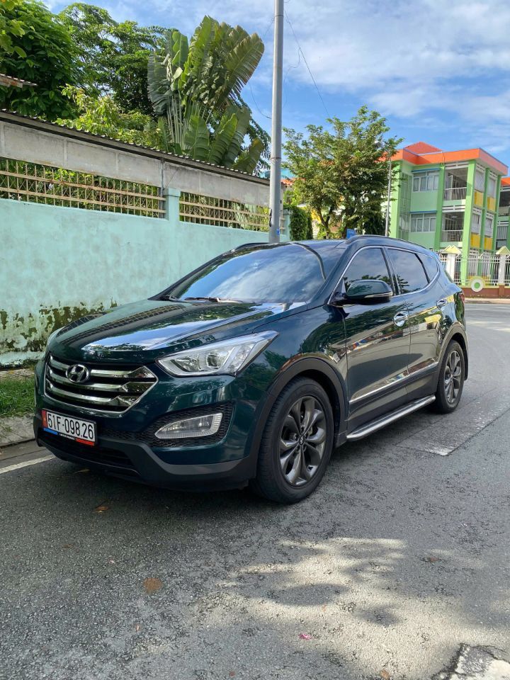 Hyundai Santafe 2014 bản full máy xăng 2 cầu, giá 480tr còn thương lượng