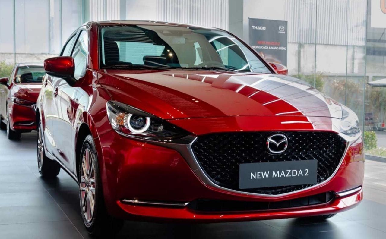 Mazda 2 2022 Đỏ 46V Sẵn Xe Giao Ngay