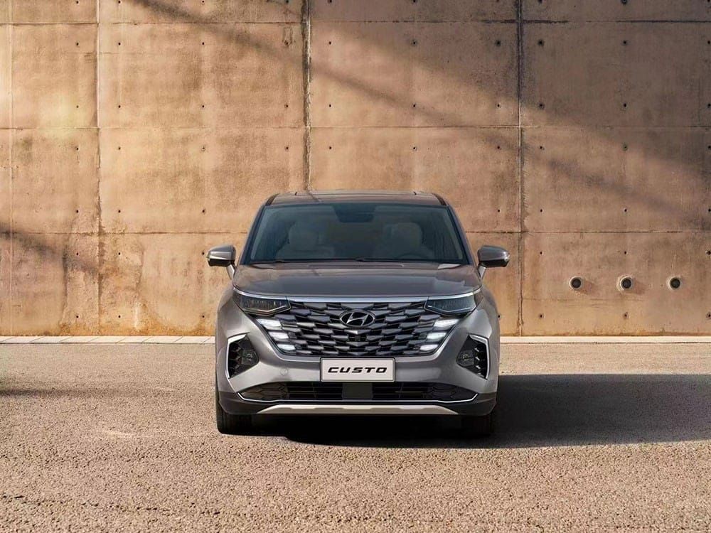 Thiết kế đầu xe của Hyundai Custo 2021 Thiết kế đầu xe của Hyundai Custo 2021