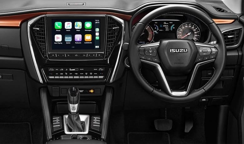 Trang bị tiện ích trên Isuzu Mu-X 2021 