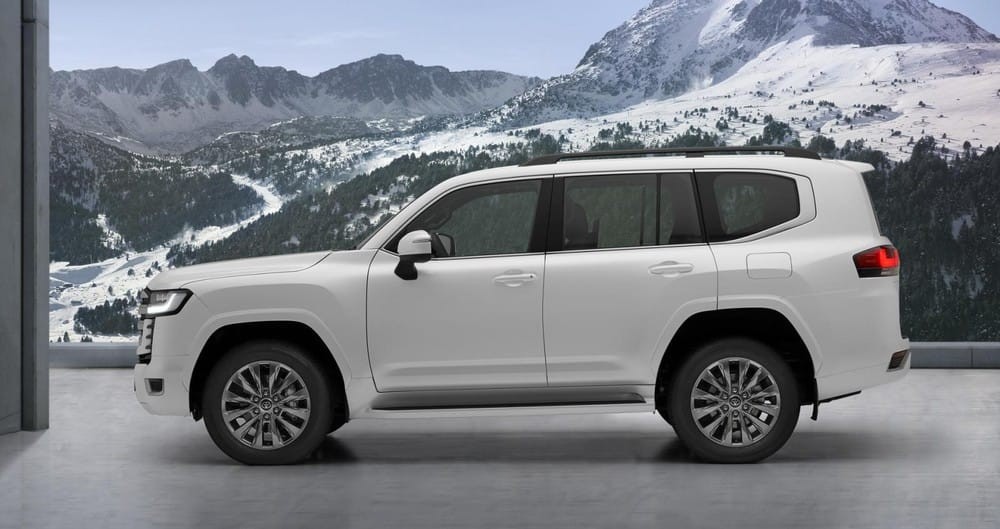Thiết kế bên sườn của Toyota Land Cruiser 2022  Thiết kế bên sườn của Toyota Land Cruiser 2022
