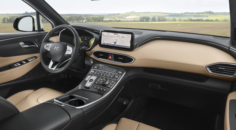 Bảng taplo của Hyundai Santafe