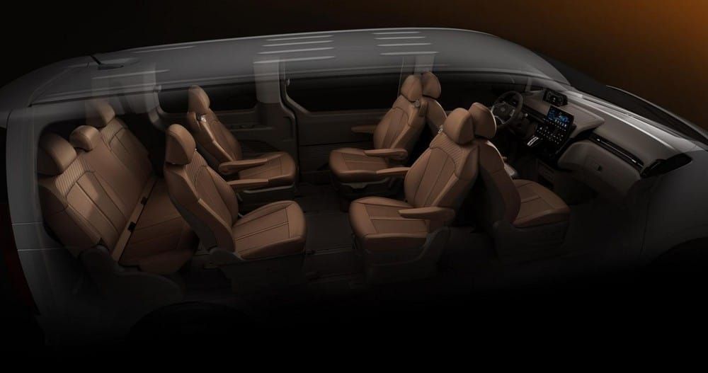 Nội thất bên trong Hyundai Staria 2021 bản 9 chỗ Nội thất bên trong Hyundai Staria 2021 bản 9 chỗ