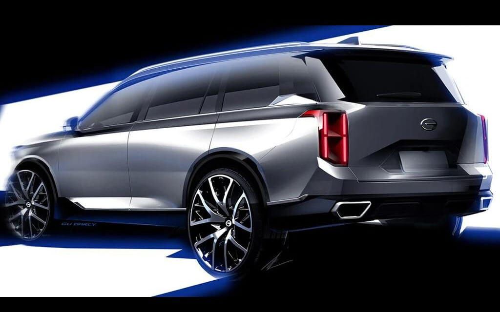 Trumpchi GS8 2022 dự kiến tăng kích thước so với thế hệ cũ Trumpchi GS8 2022 dự kiến tăng kích thước so với thế hệ cũ