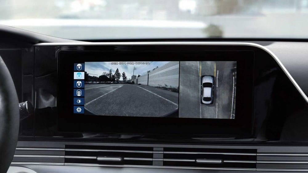 ... và camera 360 độ của Hyundai Grandeur Le Blanc 2021