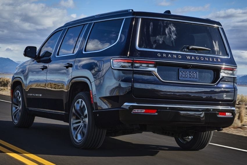 Thiết kế đuôi xe của Jeep Grand Wagoneer 2022 ... và Grand Wagoneer 2022