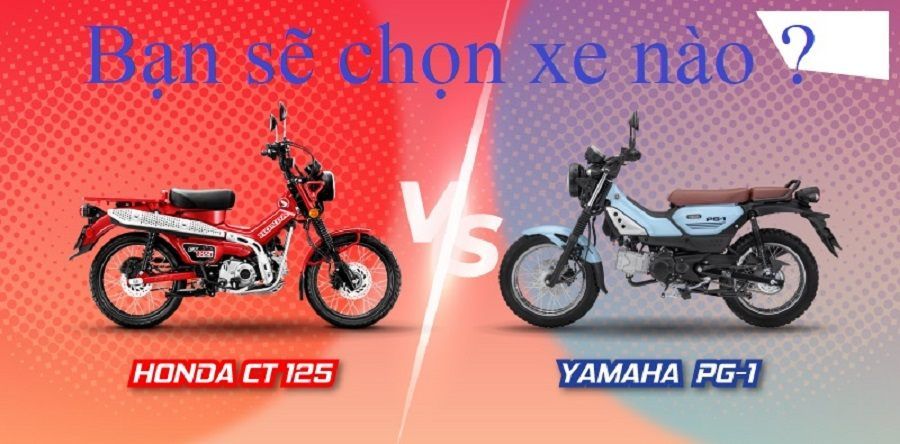 So sánh Honda CT125 và Yamaha PG-1