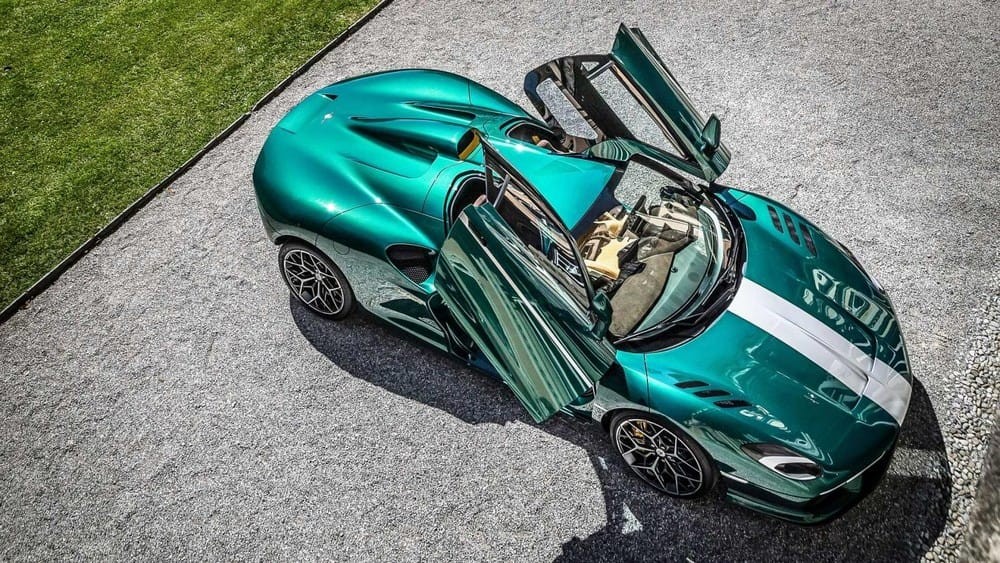 Phía trên của Touring Superleggera Arese RH95 Phía trên của Touring Superleggera Arese RH95