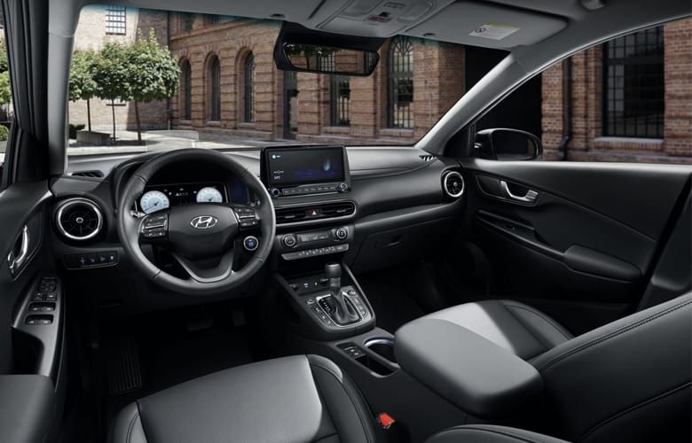 Khoang nội thất Hyundai Kona mới thể thao hơn