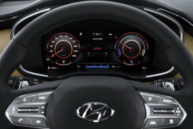 Tiện nghi Hyundai Santafe 2021