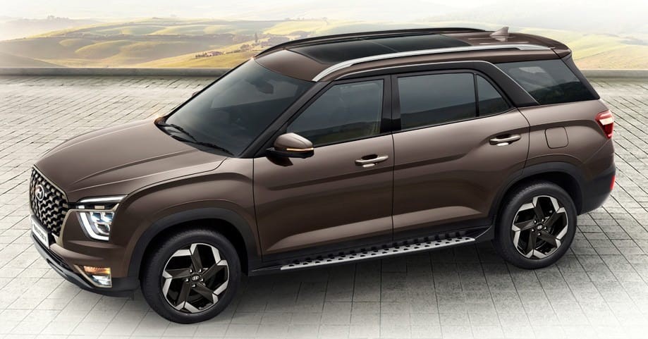 Hyundai Alcazar 2021 dành cho thị trường Ấn Độ