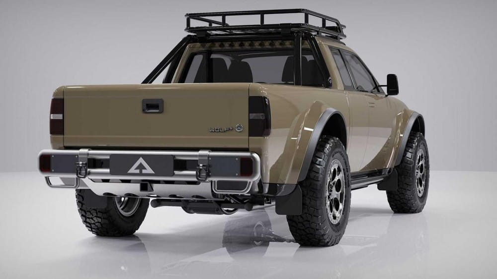 Phía sau của Alpha Wolf Plus