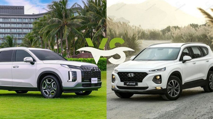 Hyundai Palisade Exclusive và SantaFe Prestige