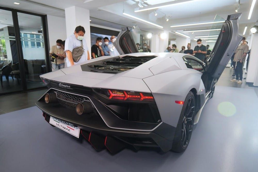 Thiết kế đuôi siêu xe Lamborghini Aventador LP780-4 Ultimae mới ra mắt Hồng Kông Thiết kế đuôi siêu xe Lamborghini Aventador LP780-4 Ultimae mới ra mắt Hồng Kông