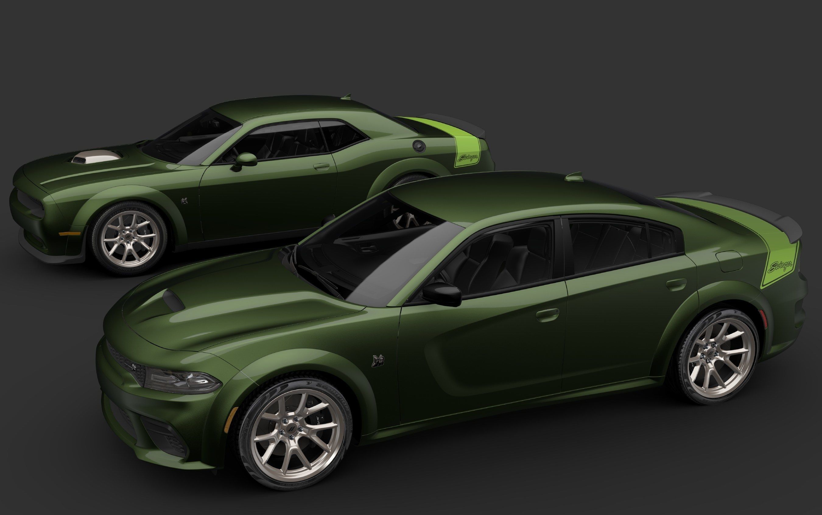 Dodge Challenger và Charger Scat Pack Swinger 2023