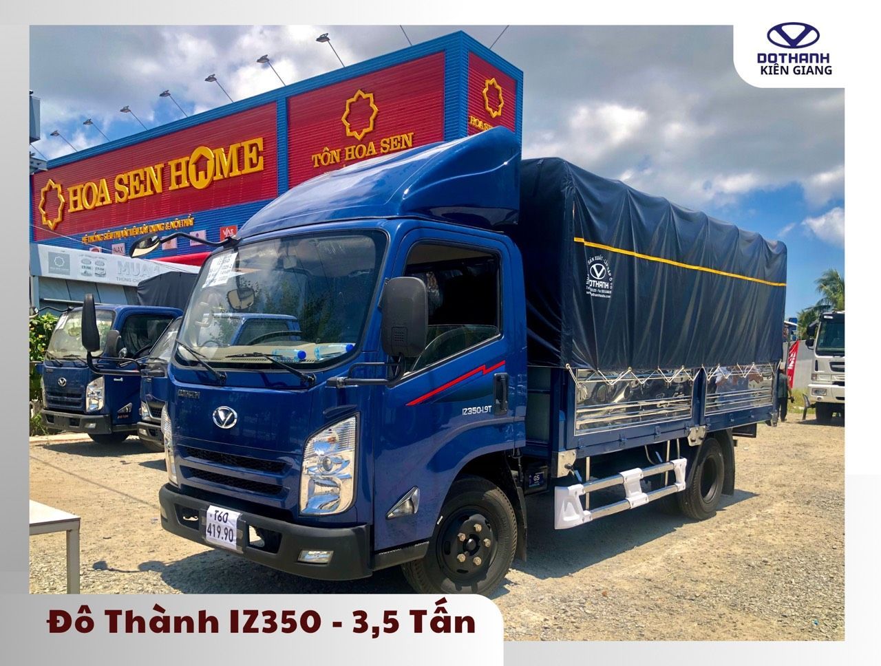 BẢNG GIÁ XE TẢI ĐÔ THÀNH IZ350 - XE 3,5 TẤN - TẢI THÙNG GIÁ RẺ