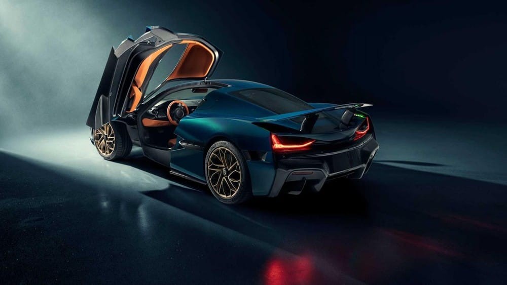 Phía sau của Rimac Nevera Phía sau của Rimac Nevera