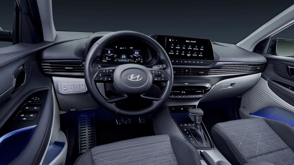 Nội thất bên trong Hyundai Bayon 2021