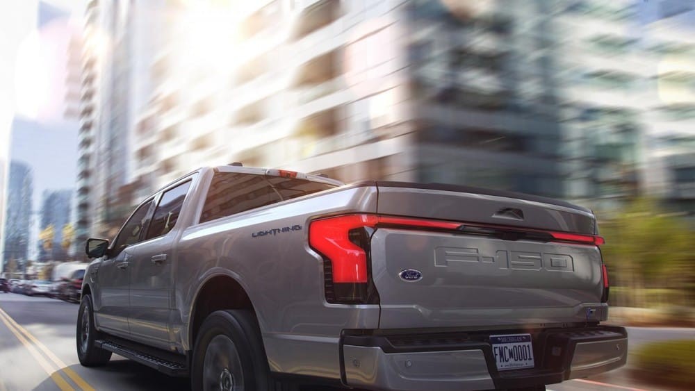 Đèn hậu của Ford F-150 Lightning 2022