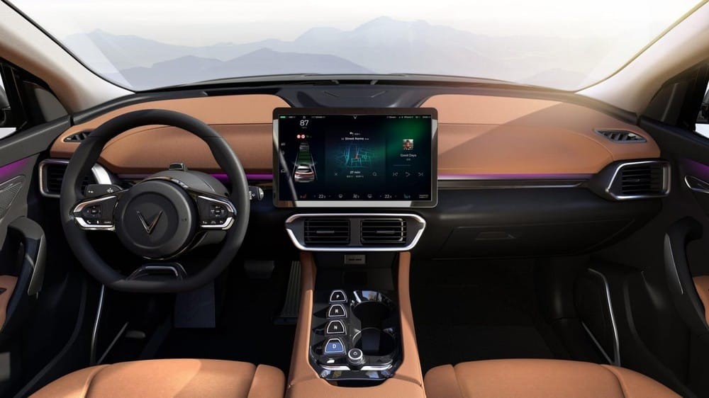 Nội thất của VinFast VF e35. Nội thất của VinFast VF e35.