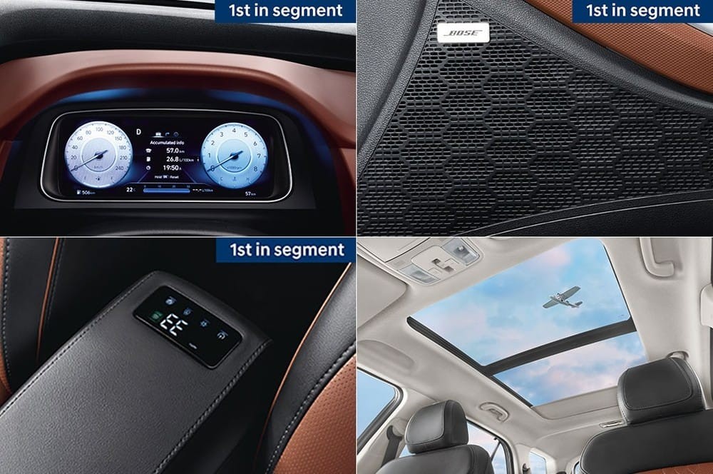 Những trang bị nội thất nổi bật của xe